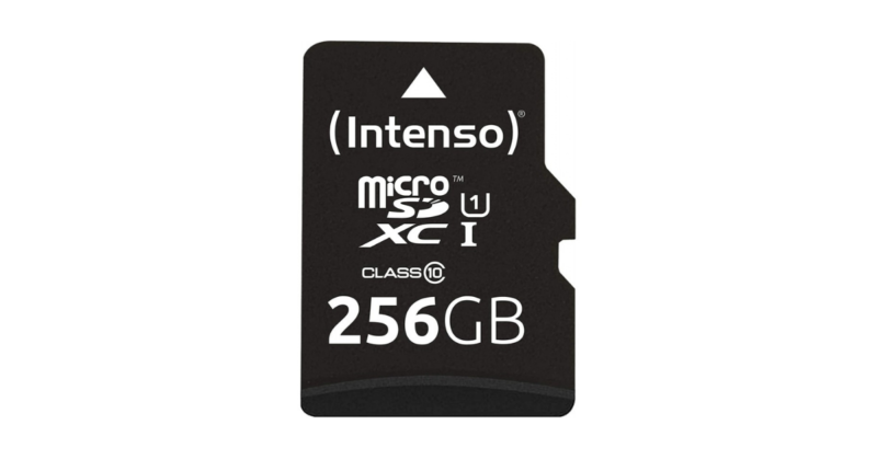 Micro SDXC 256GB Intenso Premium 1 Adapter UHS-1 Class10 3423492