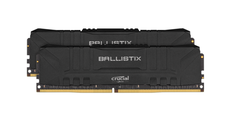 DDR4 32GB KIT 2x16GB PC 3200 Crucial Ballistix BL2K16G32C16U4B black