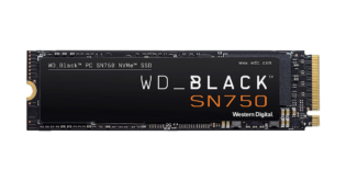 SSD WD Black 4TB SN750 High Performance NVME M.2 PCI Express Gen3 x4 WDS400T3X0C