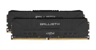 DDR4 16GB KIT 2x8GB PC 3200 Crucial Ballistix BL2K8G32C16U4B Black