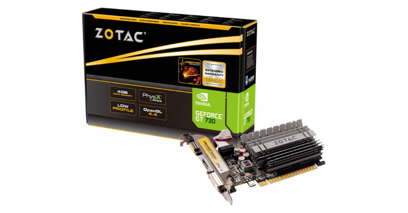 VGA Zotac GeForce GT730 4GB