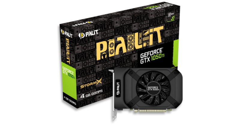 VGA Palit GeForce GTX 1050 Ti 4GB StormX