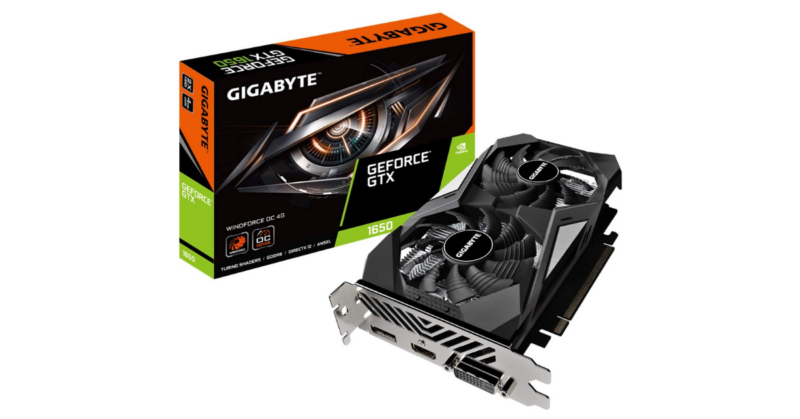 VGA Gigabyte GeForce GTX 1650 D6 4GB WINDFORCE OC 2.0