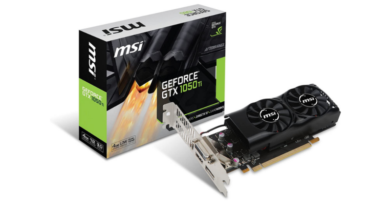 VGA MSI GeForce GTX 1050 Ti 4GB 4GT LP