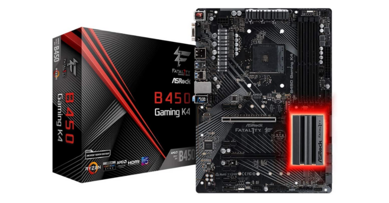 ASROCK B450 Gaming K4 (AM4) (D)