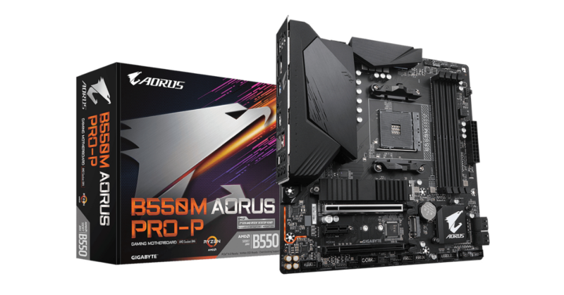 Gigabyte GA-B550M-AORUS PRO-P (AM4) (D)