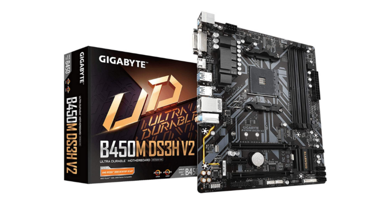 Gigabyte GA-B450M-DS3H V2 (AM4) (D)