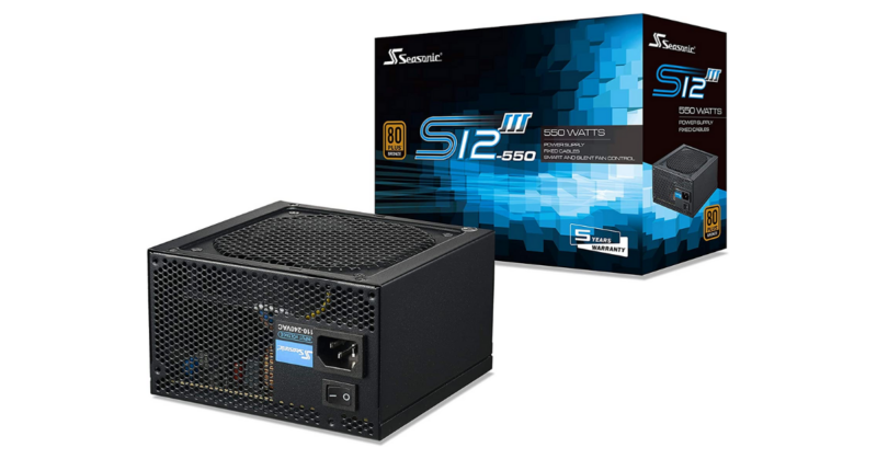 Power SupplySeasonic S12III Series 550W