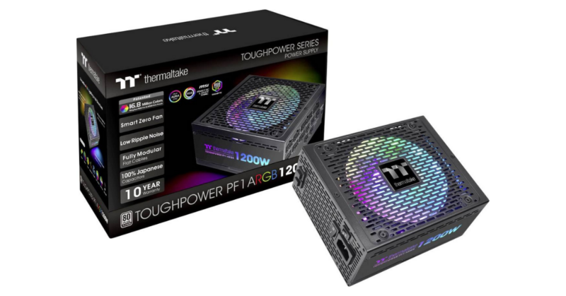 Power SupplyThermaltake TOUGHPOWER PF1 1200W ARGB