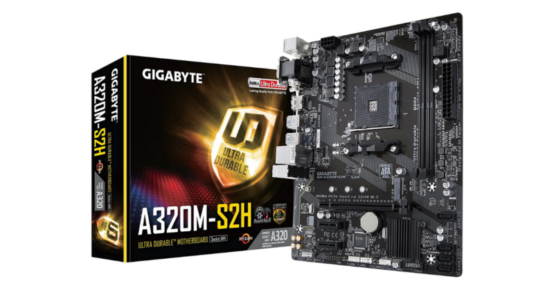 Gigabyte GA-A320M-S2H (AM4) (D)