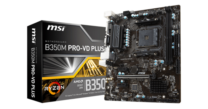 MSI B350M PRO-VD PLUS (AM4) (D)