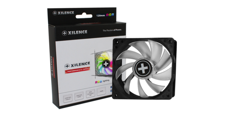 PC- Caselüfter XILENCE Performance A+ Serie Fan Set 120 mm, ARGB LED, XPF120RGB-SET