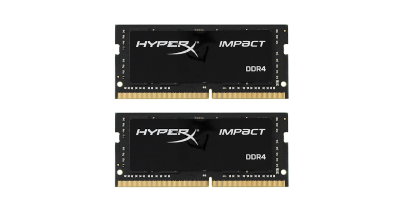 S/O 32GB KIT 2x16GB DDR4 PC 2666 Kingston HyperX Impact HX426S15IB2K2/32