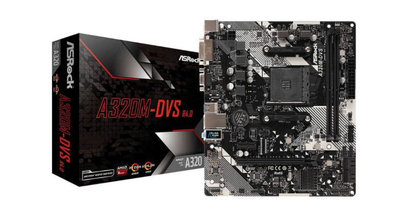 ASROCK A320M-DVS R4.0 (AM4) (D)