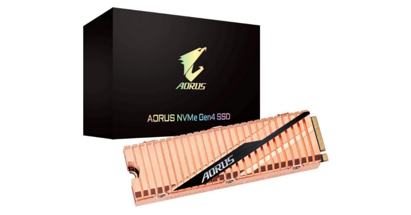 SSD GIGABYTE AORUS 1TB M.2 PCIe GP-ASM2NE6100TTTD PCI Express 4.0x4