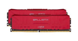 DDR4 16GB KIT 2x8GB PC 3200 Crucial Ballistix BL2K8G32C16U4R red