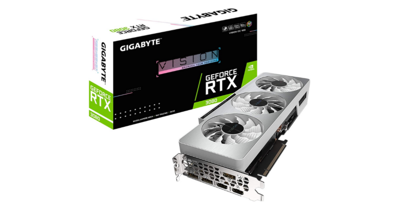 VGA Gigabyte GeForce RTX 3080 10GB Vision OC 2.0 (LHR)