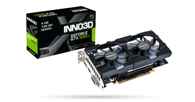 VGA Inno3D GeForce GTX 1050 Ti 4GB Twin X2