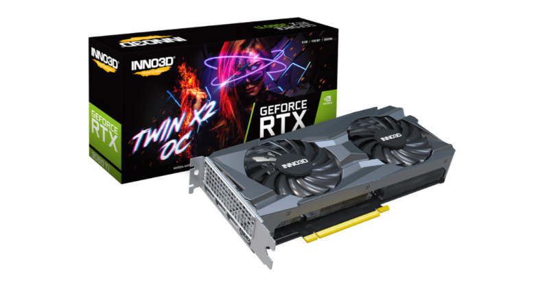 VGA Inno3D GeForce RTX 3060 Ti 8GB Twin X2 OC LHR