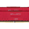 DDR4 16GB KIT 2x8GB PC 3600 Crucial Ballistix BL2K8G36C16U4R red