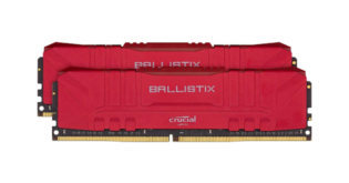 DDR4 16GB KIT 2x8GB PC 3600 Crucial Ballistix BL2K8G36C16U4R red