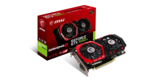 VGA MSI GeForce GTX 1050 Ti 4GB Gaming X 4G